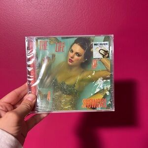Taylor Swift CD with Pink and Green Cover